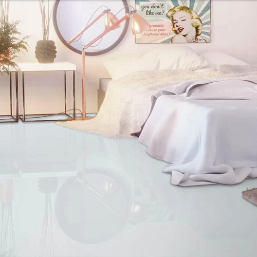 ГЛЯНЕЦ БЕЛЫЙ ЛАМИНАТ  FALQUON  MAX ламинат для пола